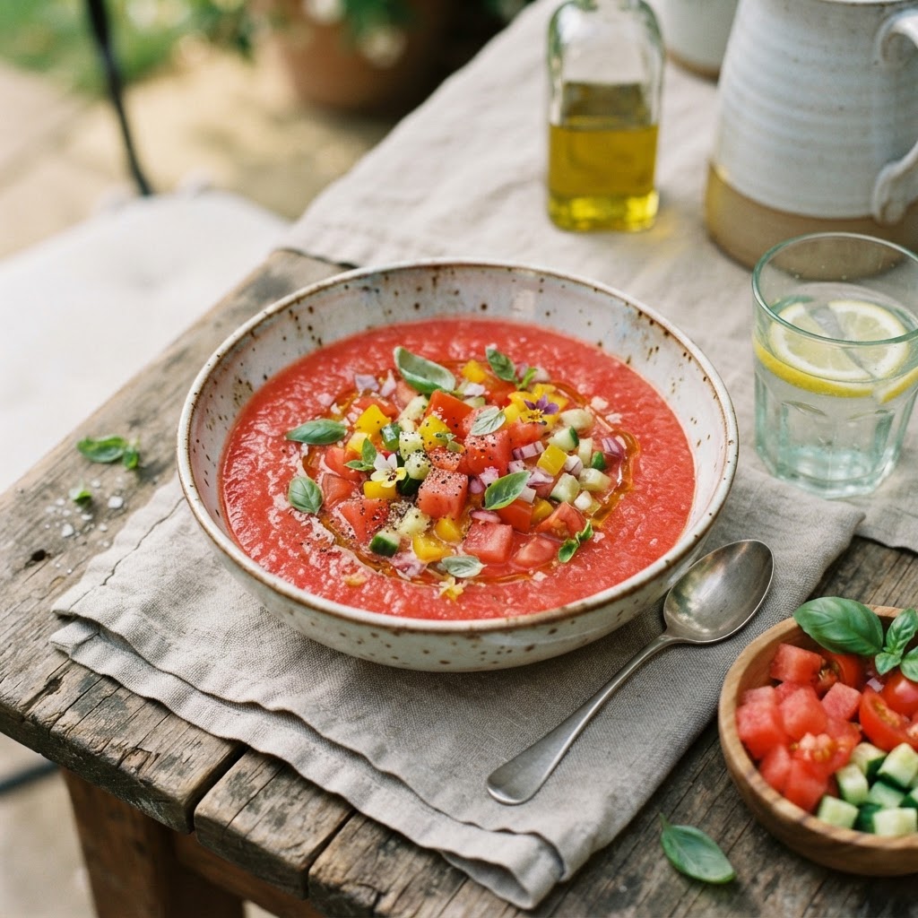Tomato Watermelon Gazpacho