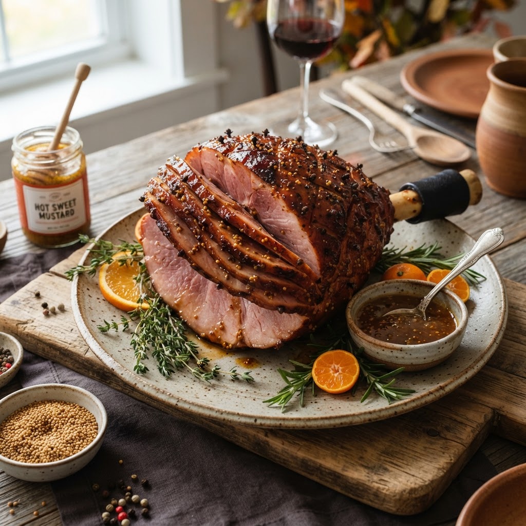 Mustard and Maple Ham