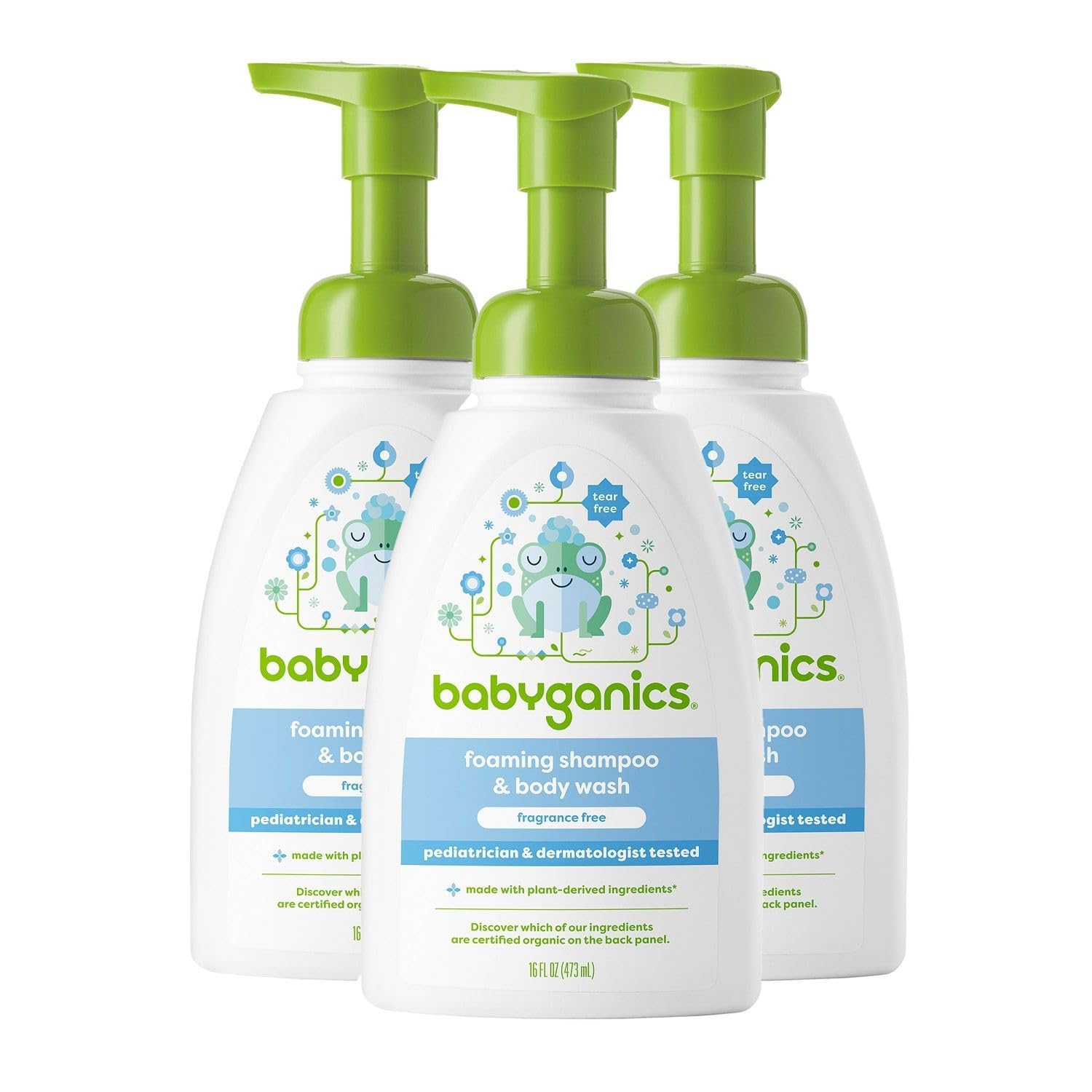 Babyganics foaming shampoo and body wash