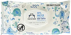 Mama Bear 99% water baby wipes