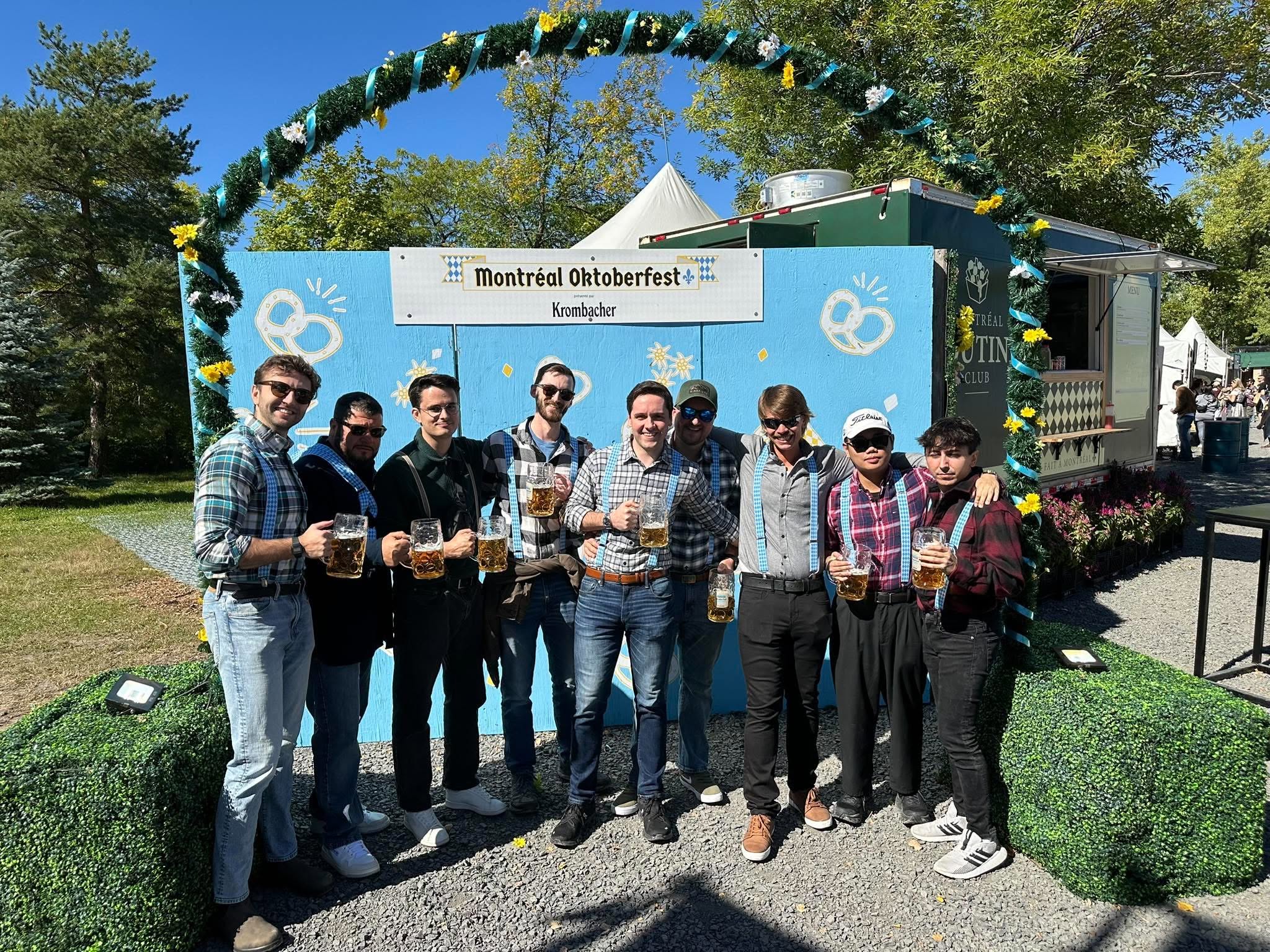 The crew at Montréal Oktoberfest
