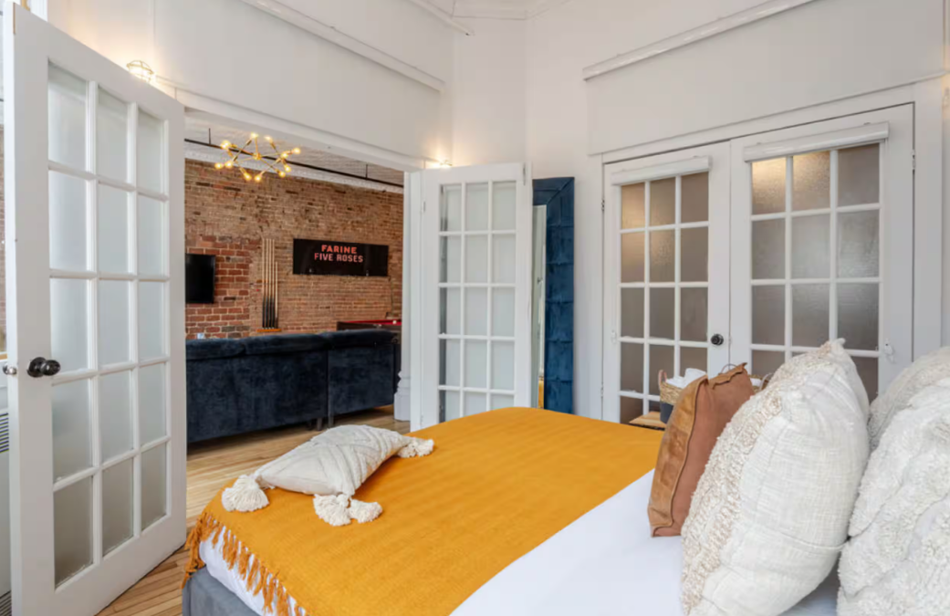 Bedroom view to loft