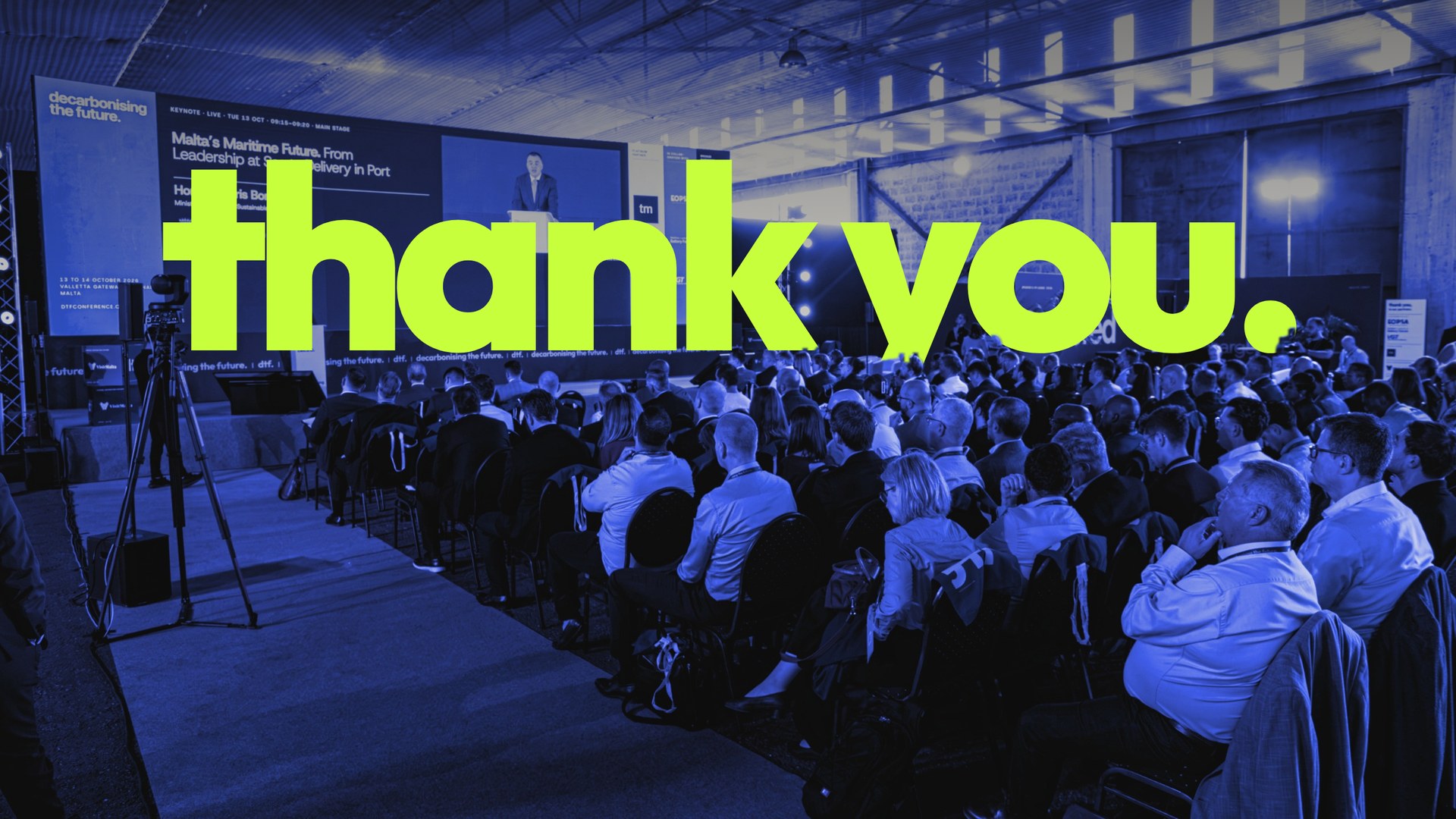 Thank you. The audience at the DTF 2026 main stage, Valletta Gateway Terminal