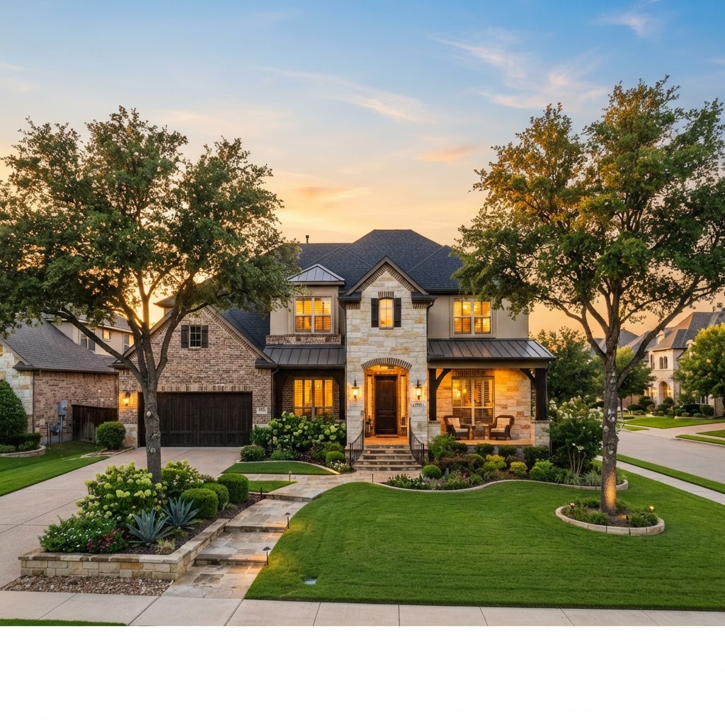 Upscale Texas home — tunneling access begins at the exterior