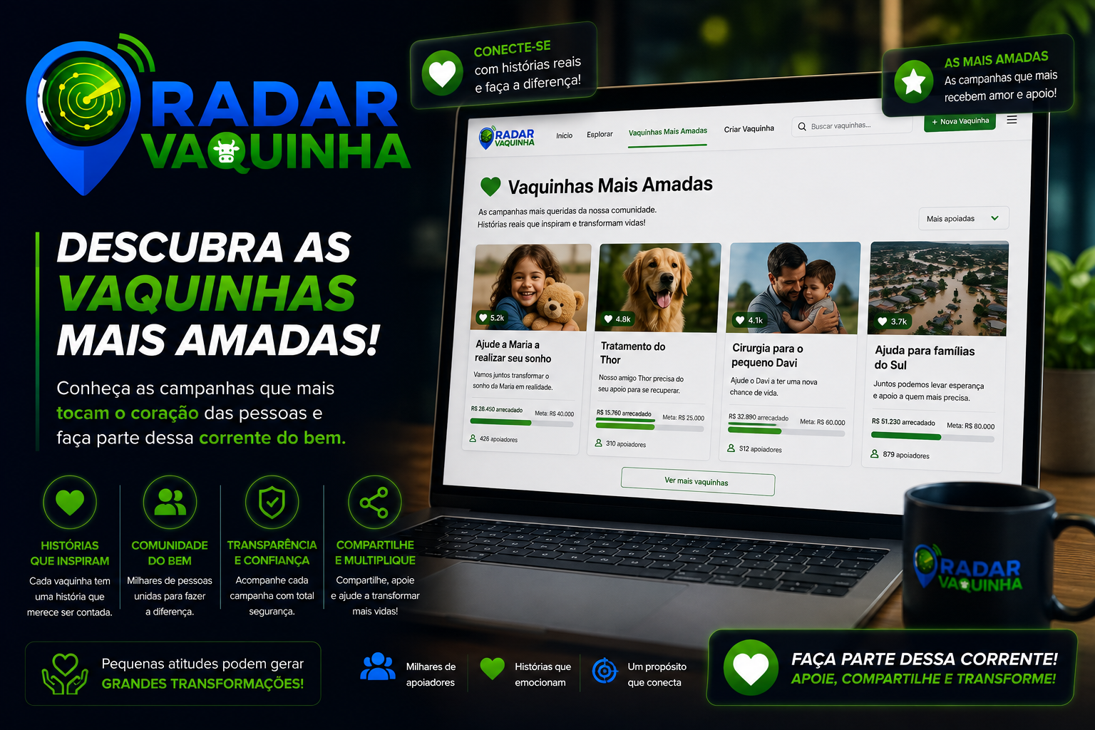 Ganhe corações