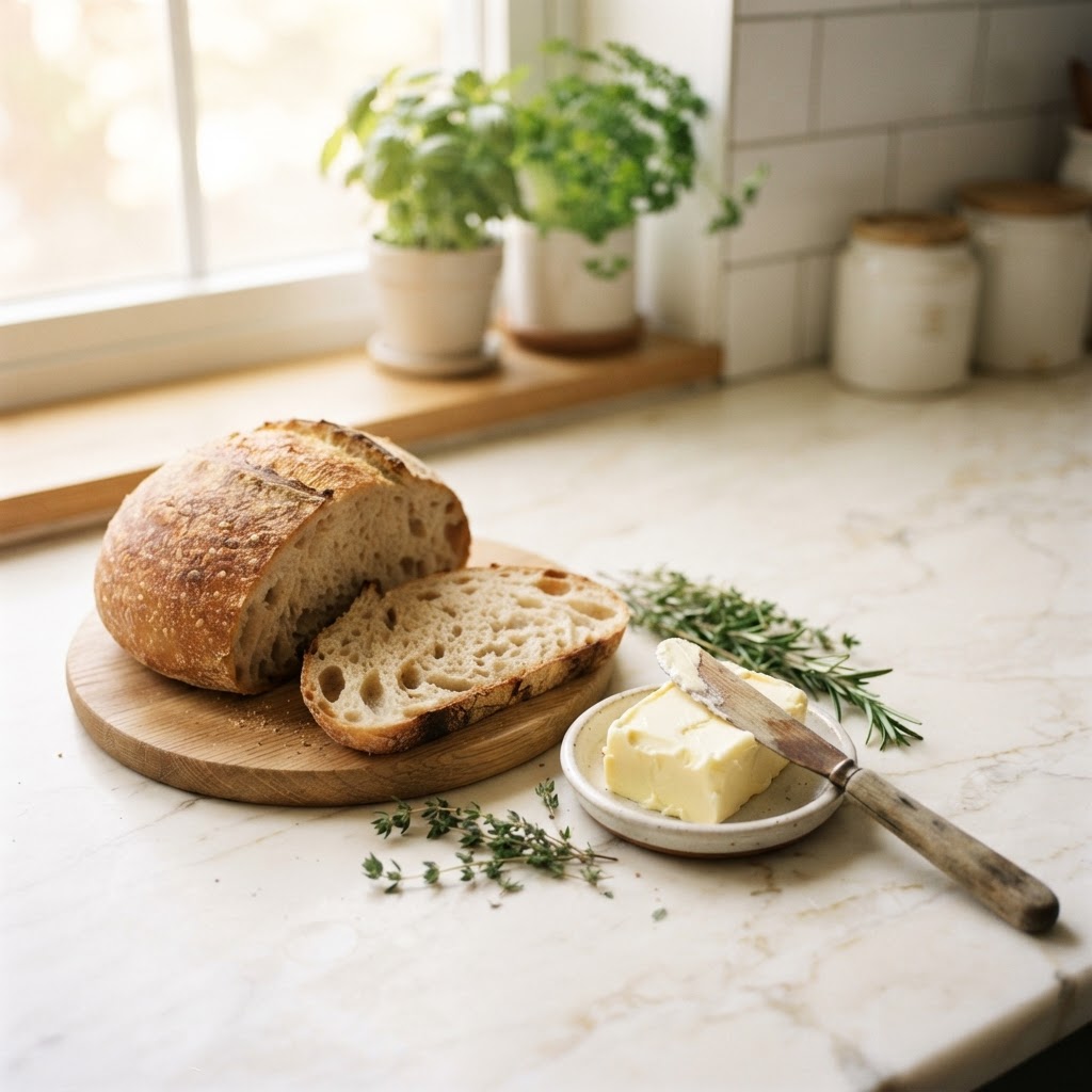 Artisanal butter illustration