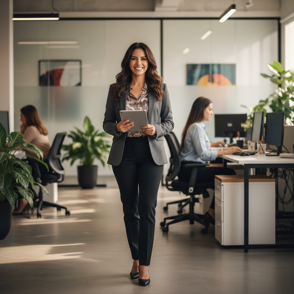Latina Saleswoman