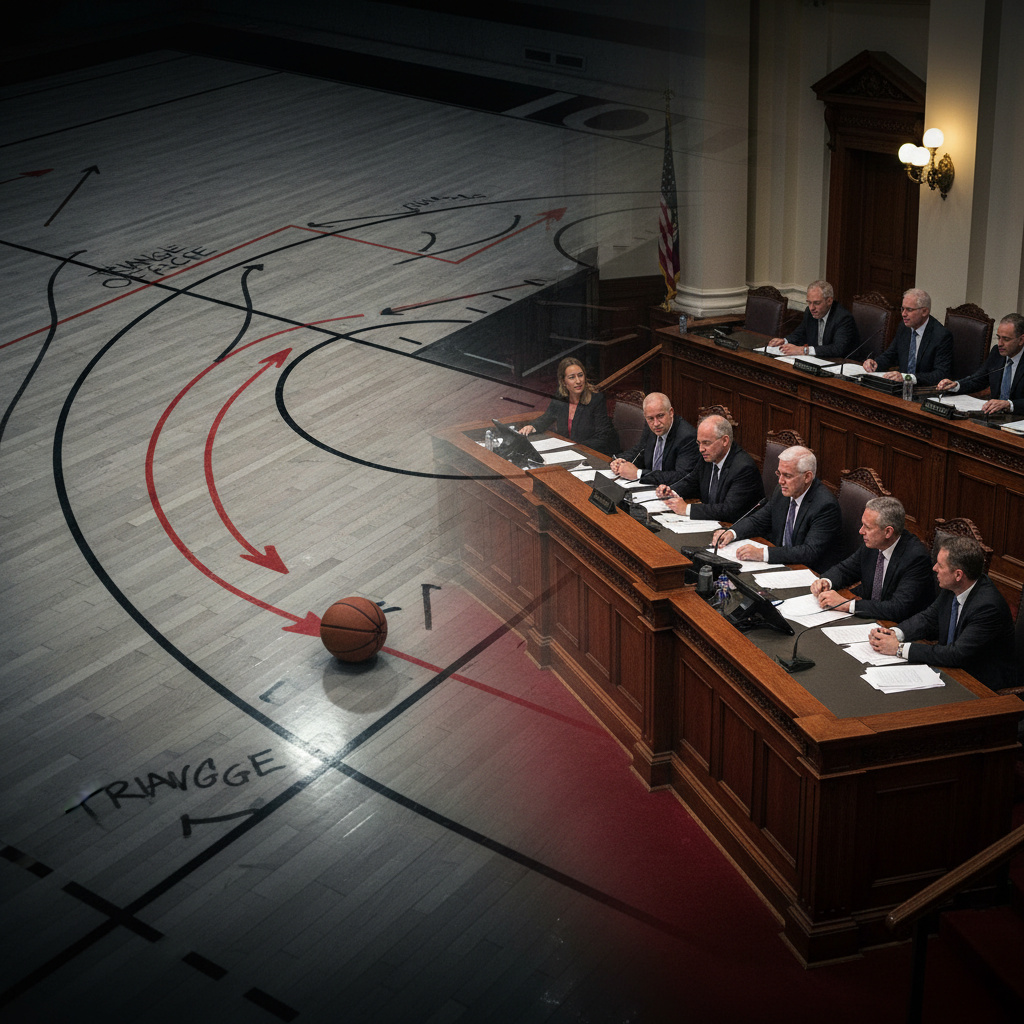 The Triangle Offense As Governance — Arnold Stovell