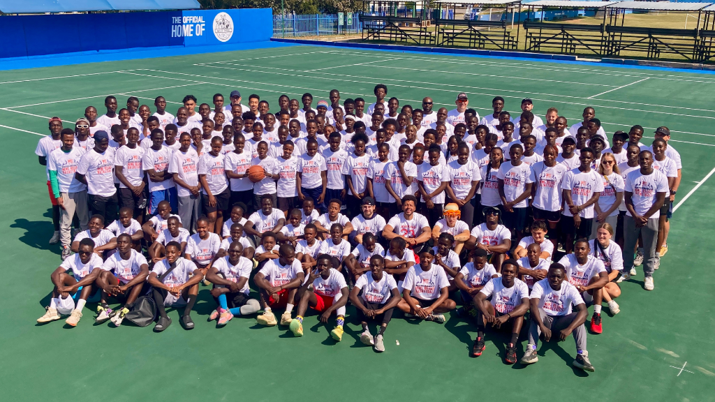 Evening game — News Release Basketball vs. local Zambian pro club