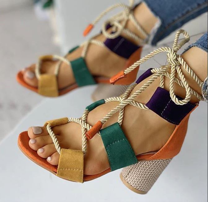 Lace Up Sandals