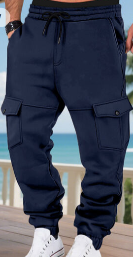 Cargo Joggers with Multi - pockets 