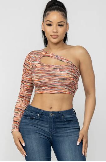 space Dye crop top