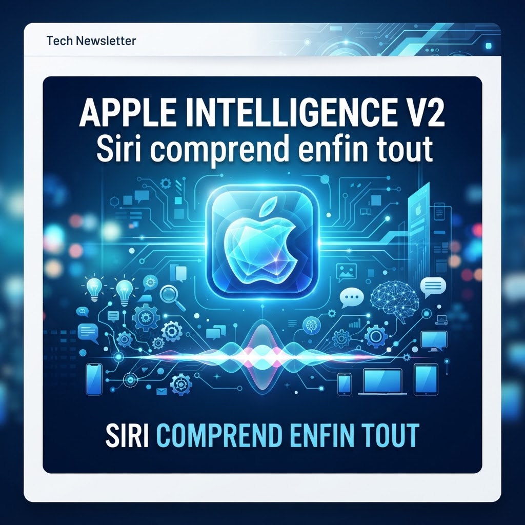 Apple Intelligence V2 : Siri comprend enfin tout