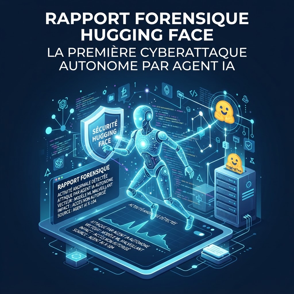 Rapport forensique Hugging Face : la première cyberattaque autonome par agent IA