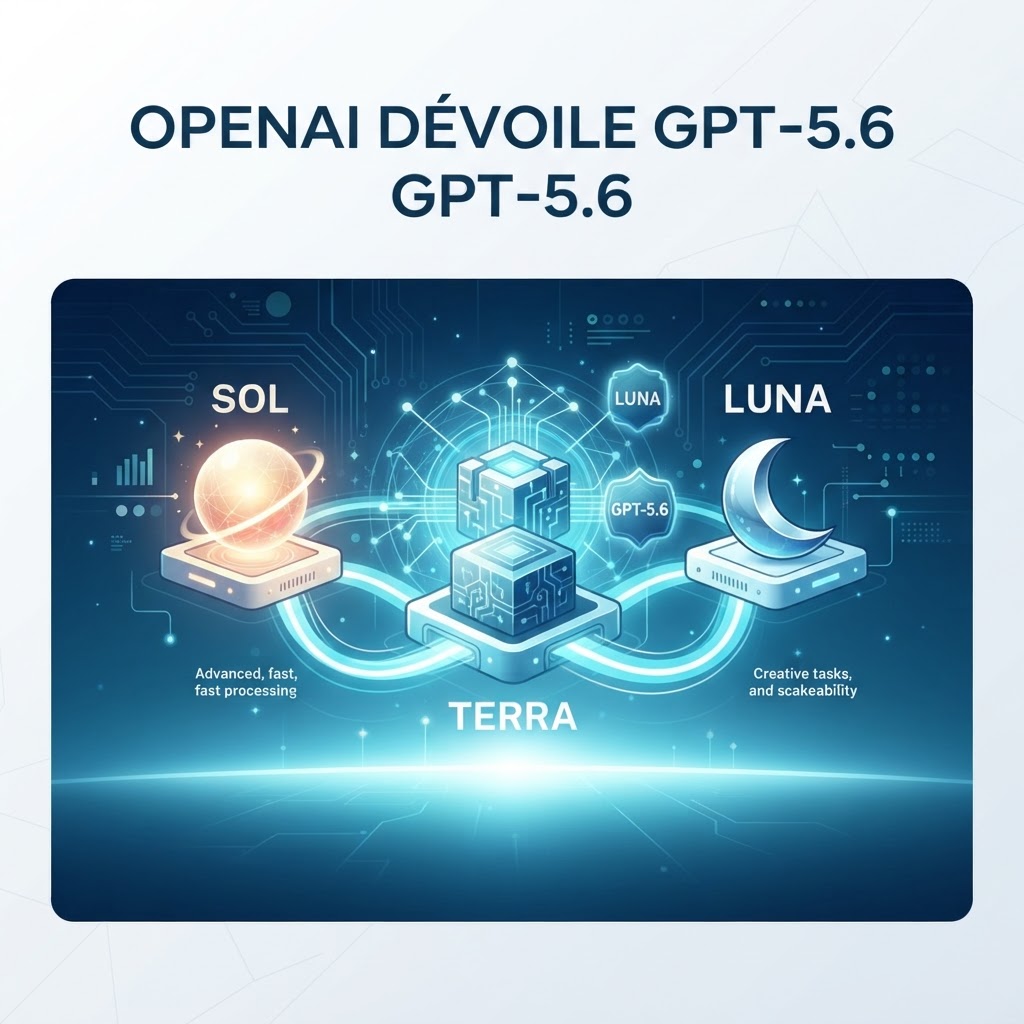 OpenAI dévoile GPT-5.6 : les modèles Sol, Terra et Luna