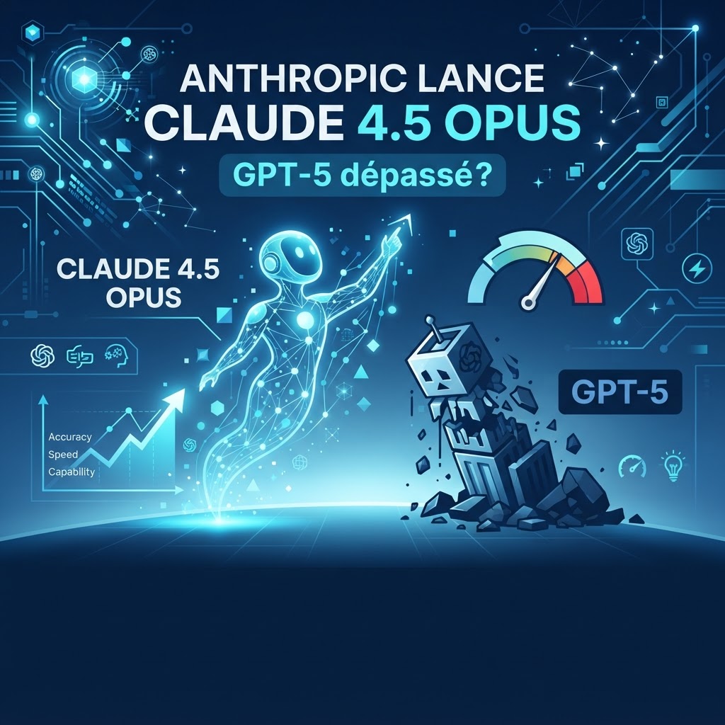 Anthropic lance Claude 4.5 Opus : GPT-5 dépassé ?