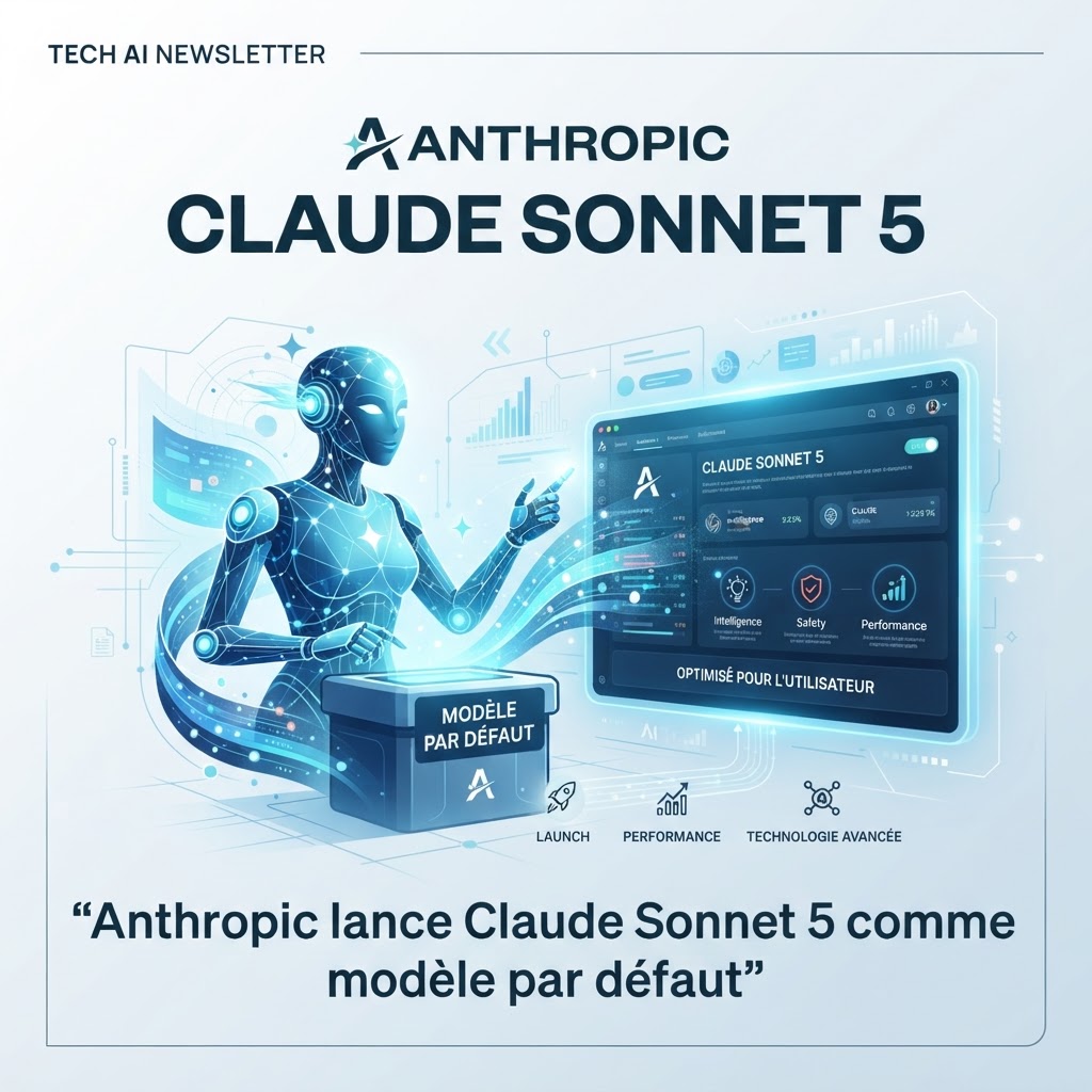 Anthropic lance Claude Sonnet 5 comme modèle par défaut