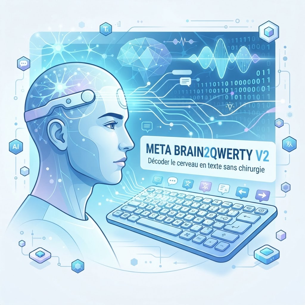Meta Brain2Qwerty v2 : décoder le cerveau en texte sans chirurgie