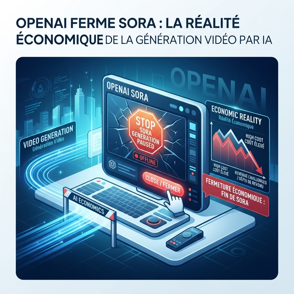 OpenAI ferme Sora : la réalité économique de la génération vidéo par IA