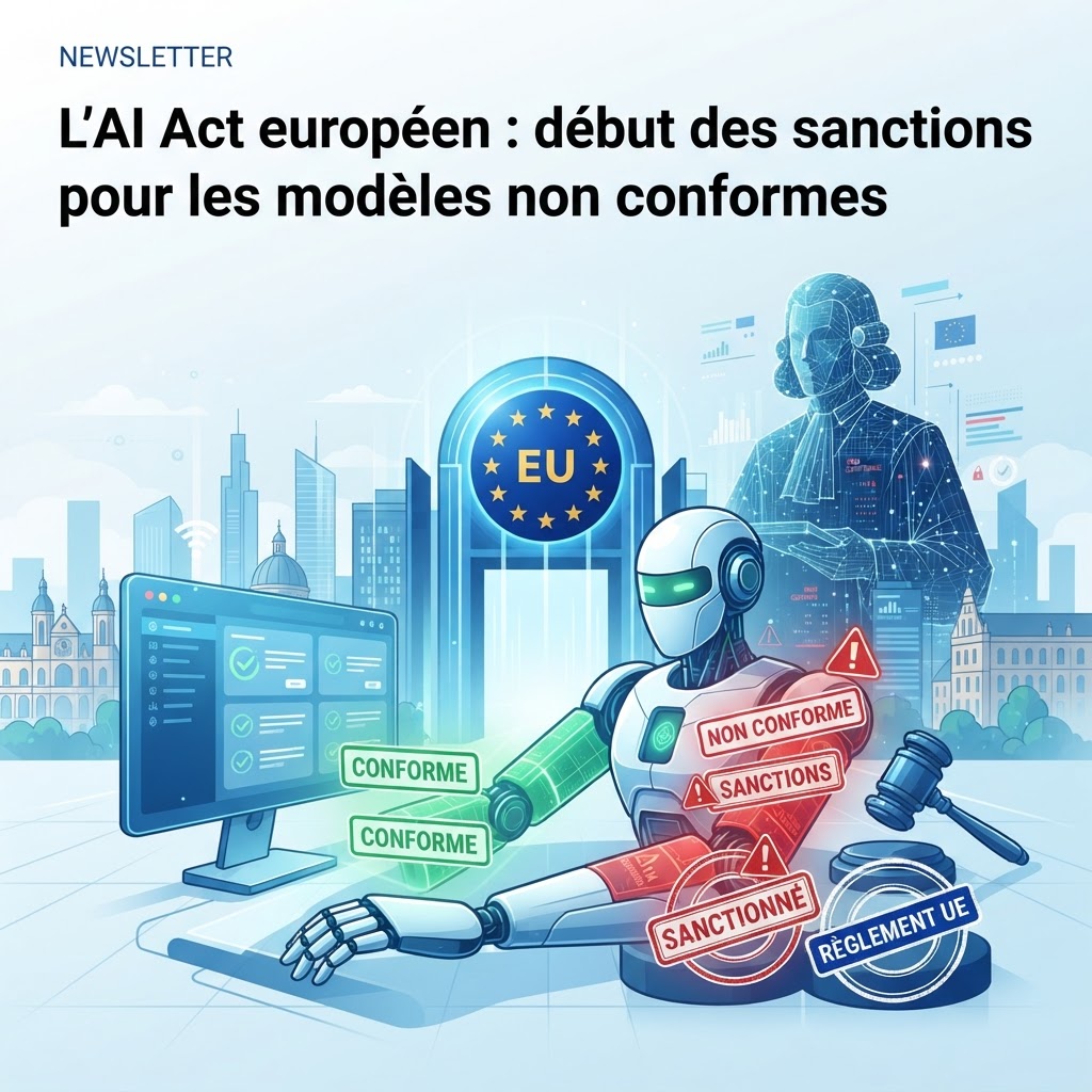 L'AI Act européen : début des sanctions pour les modèles non conformes
