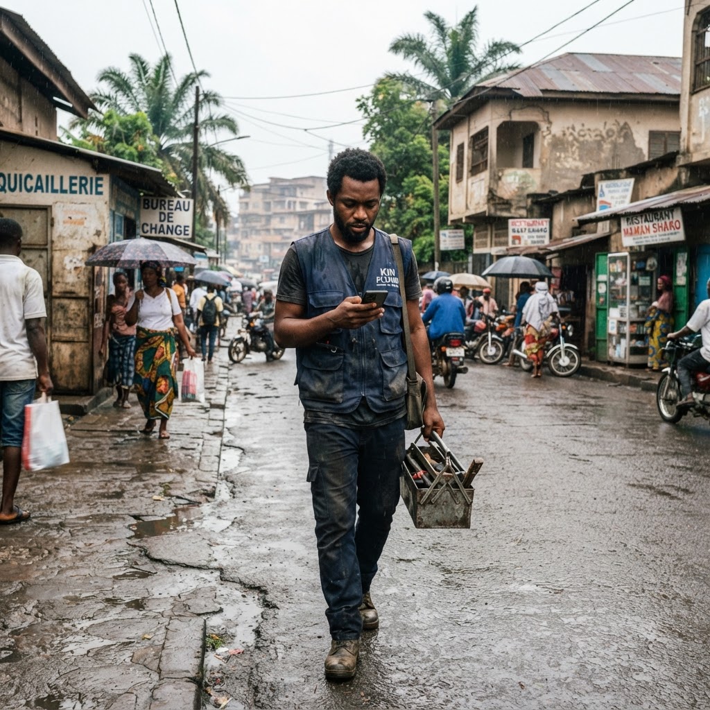KINSHASA SOUS LA PLUIE : COMMENT KILELO RÉPOND À VOS URGENCES DOMESTIQUES EN UN CLIC ⛈️
