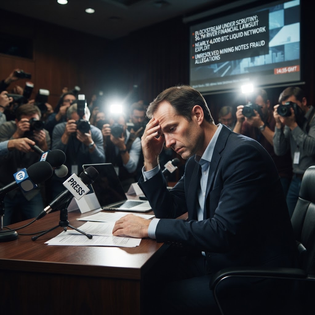 Blockstream Under Siege: Liquid Network Hack, $6.7M River Lawsuit, and Fraud Allegations Collide