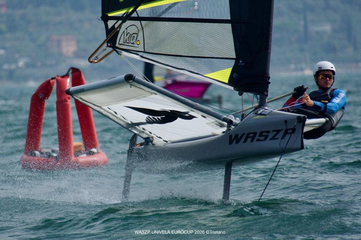 Giulio Siracusa in regata