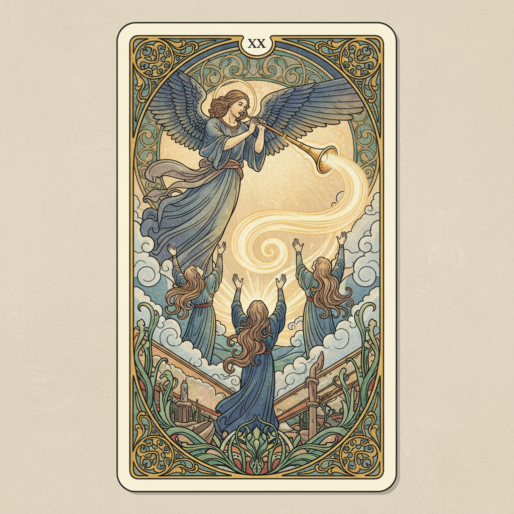 Judgement, arcane majeur du Tarot de Marseille