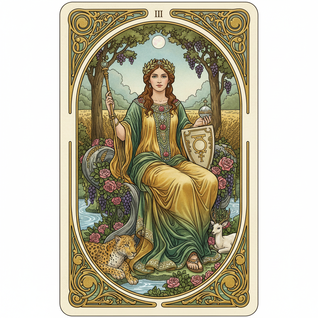 The Empress, arcane majeur du Tarot de Marseille