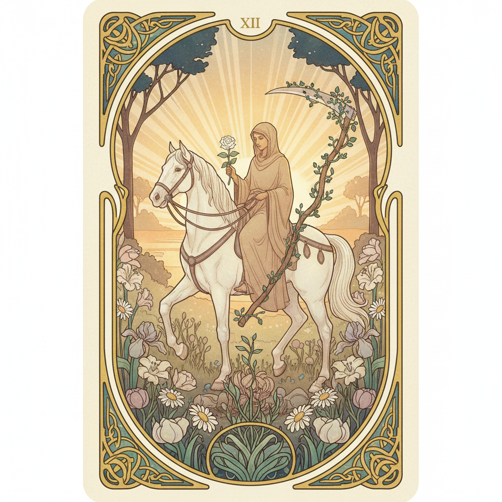 Death, arcane majeur du Tarot de Marseille