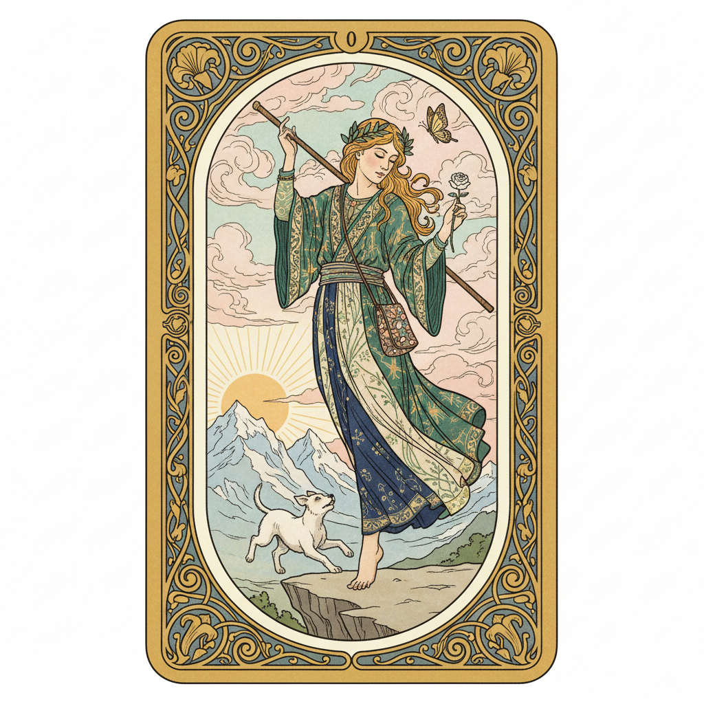 The Fool, arcane majeur du Tarot de Marseille
