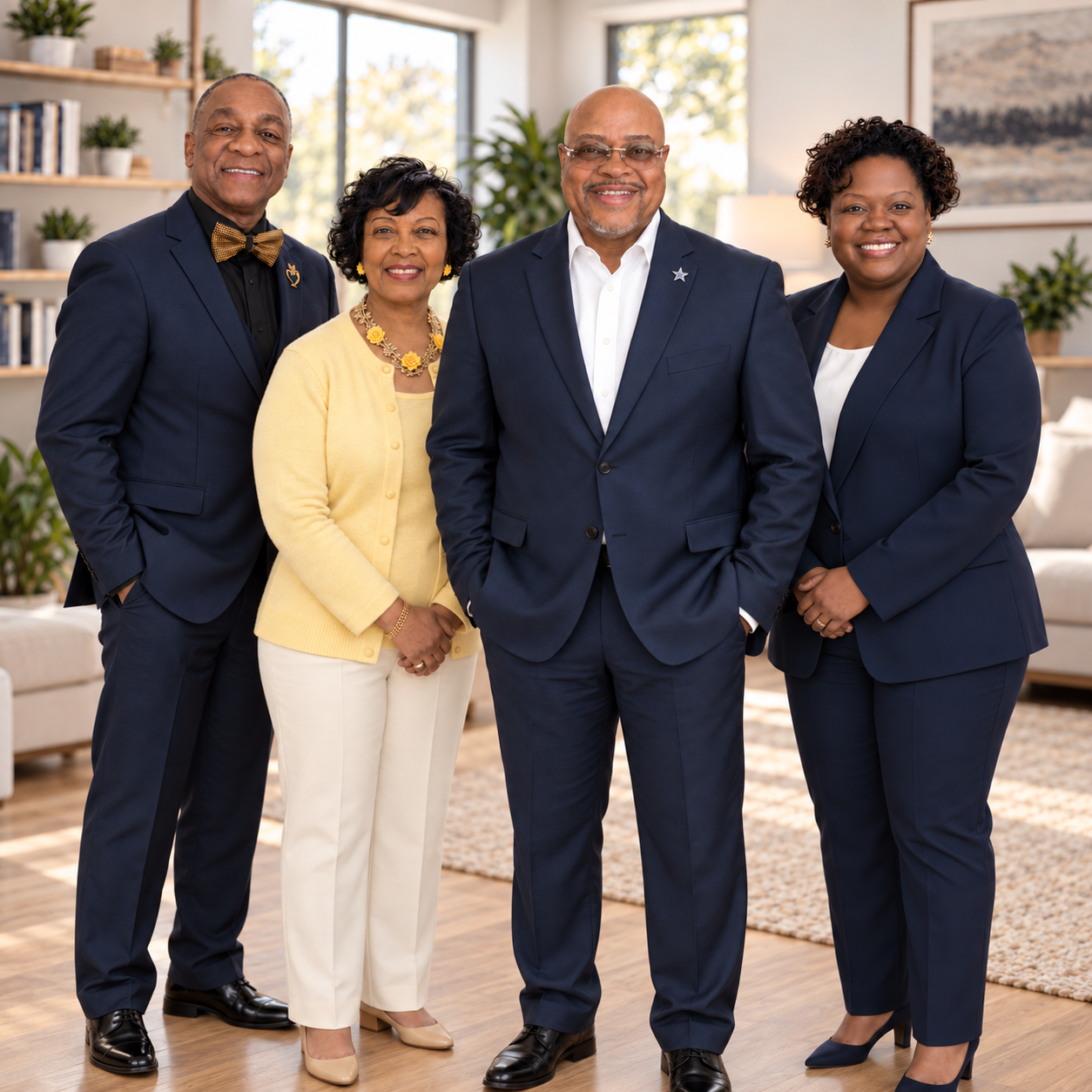 The Harris Group clinicians — Eugene Harris II, Dr. Alton B. Byrd, Dr. Sandra Jackson, and Tenekia Harris