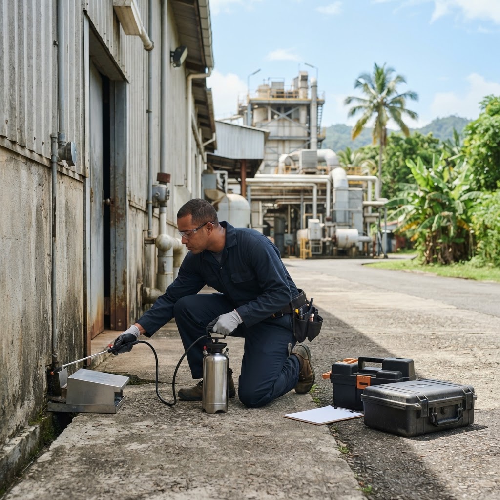 Professional repairing factory and industrial pest management.