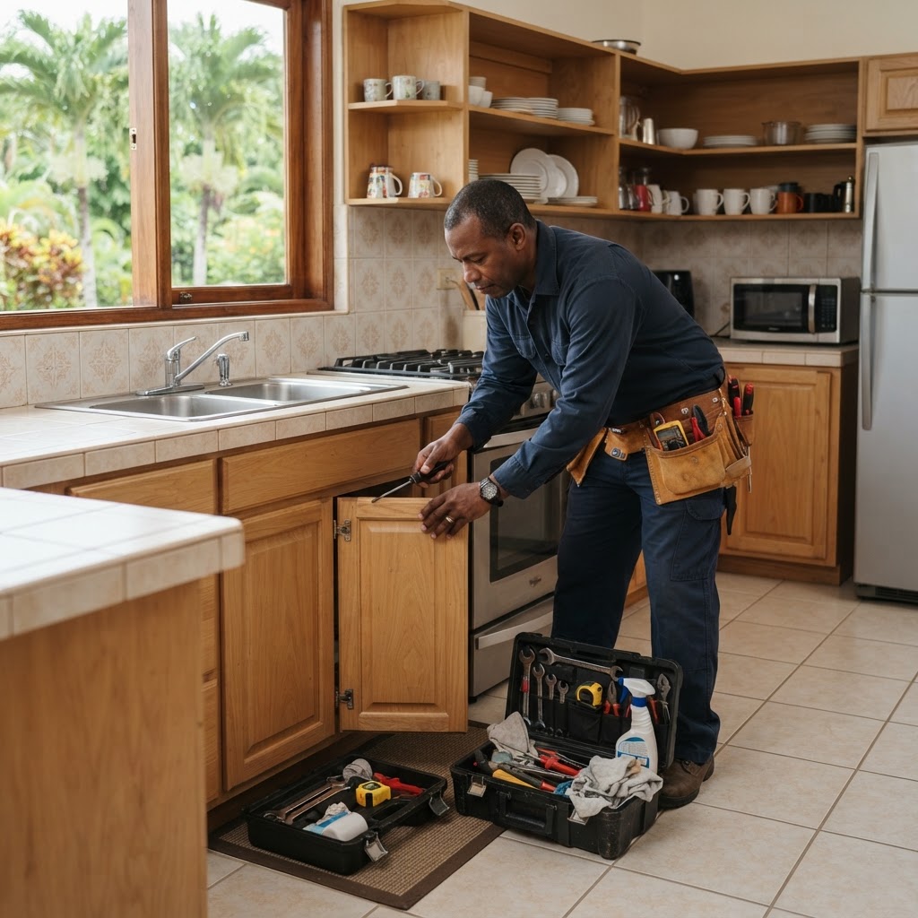 Professional servicing general kitchen maintenance.