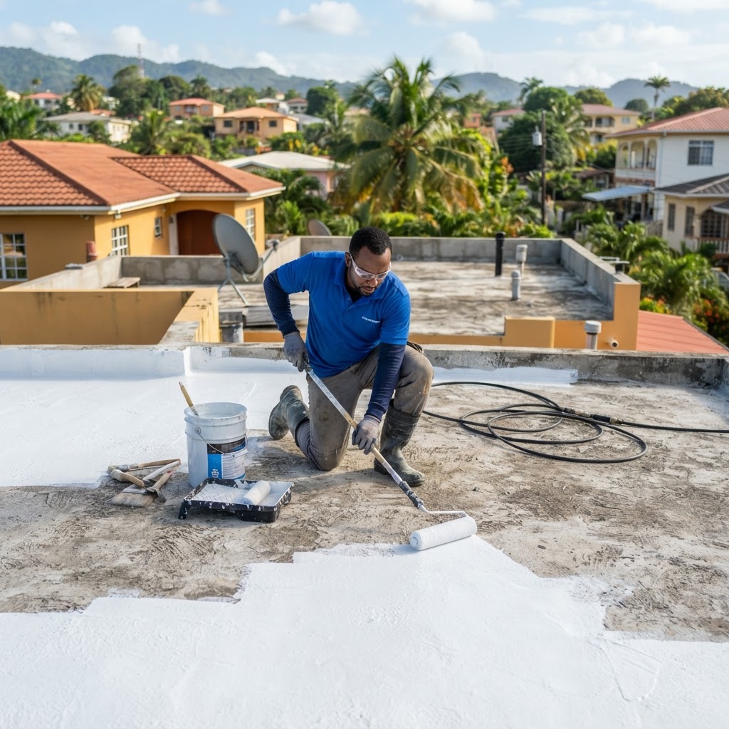 Professional servicing roof coating and protective treatments.