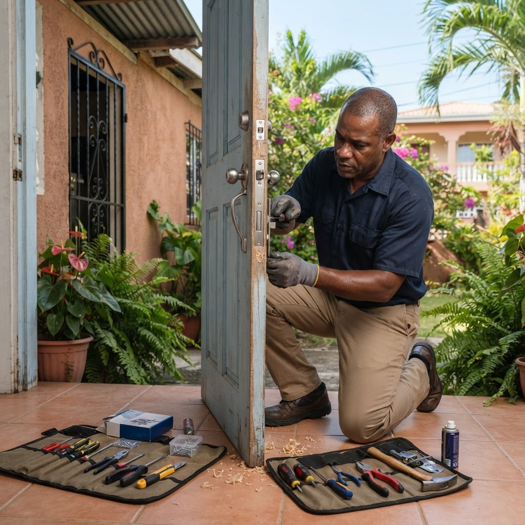 Professional repairing lock and latch replacement.