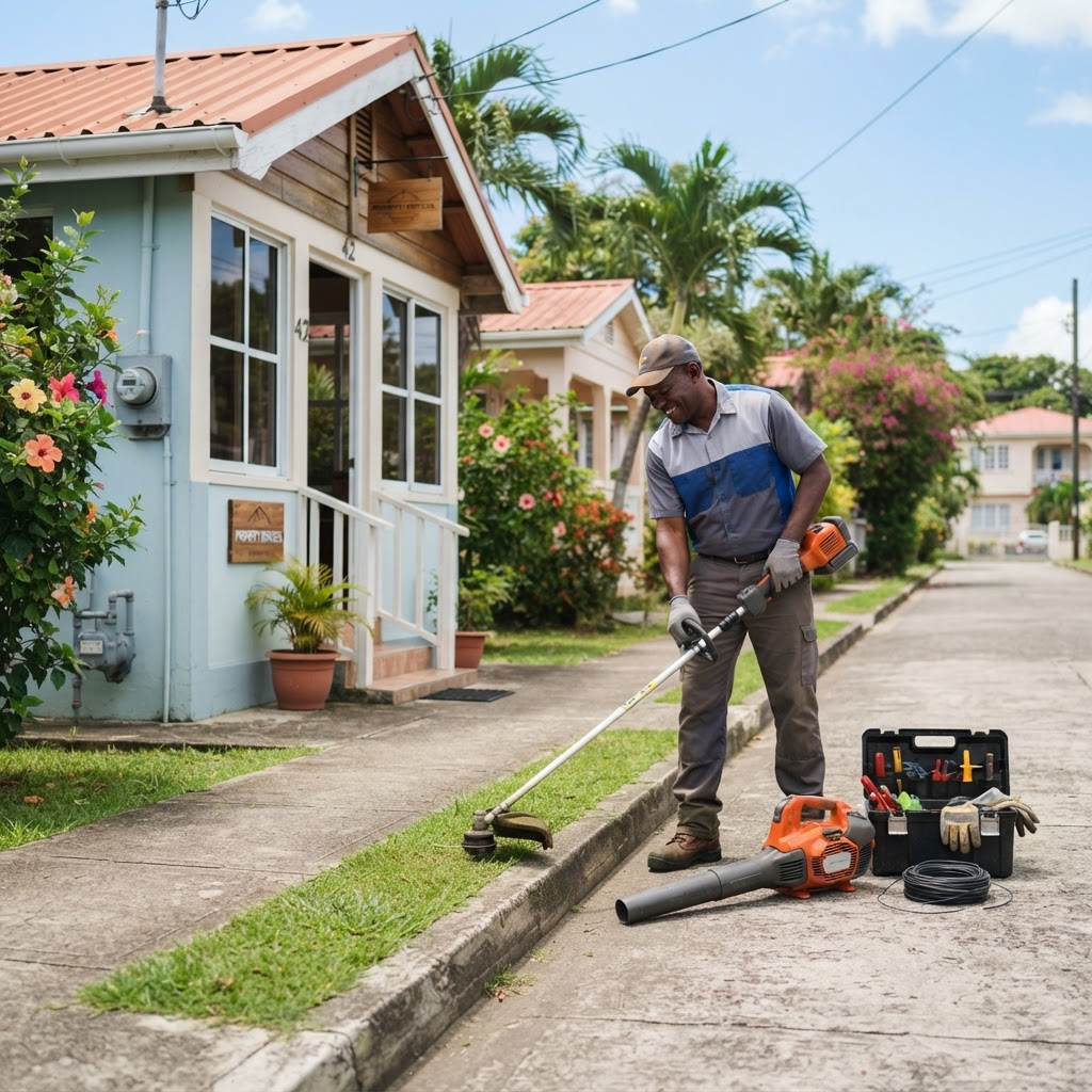 Professional servicing small commercial property maintenance.