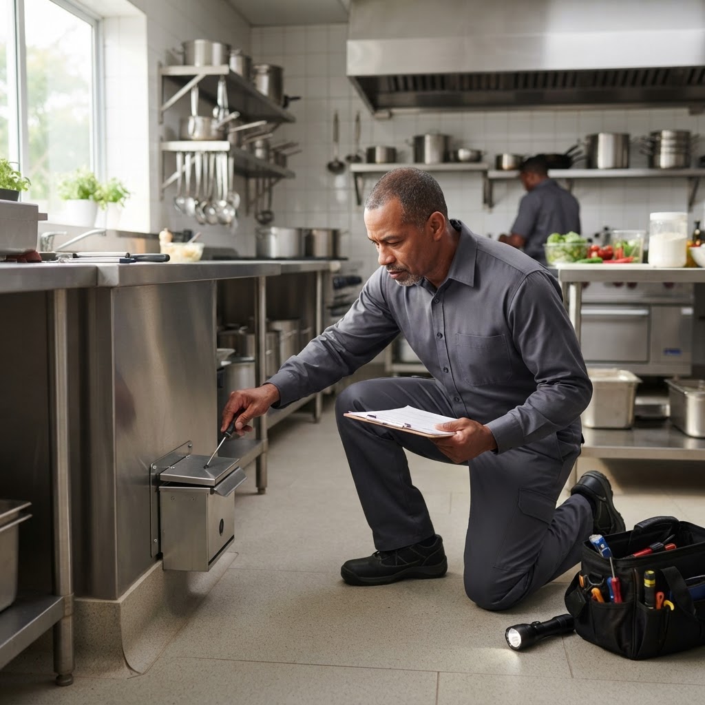 Professional repairing food establishment pest management.
