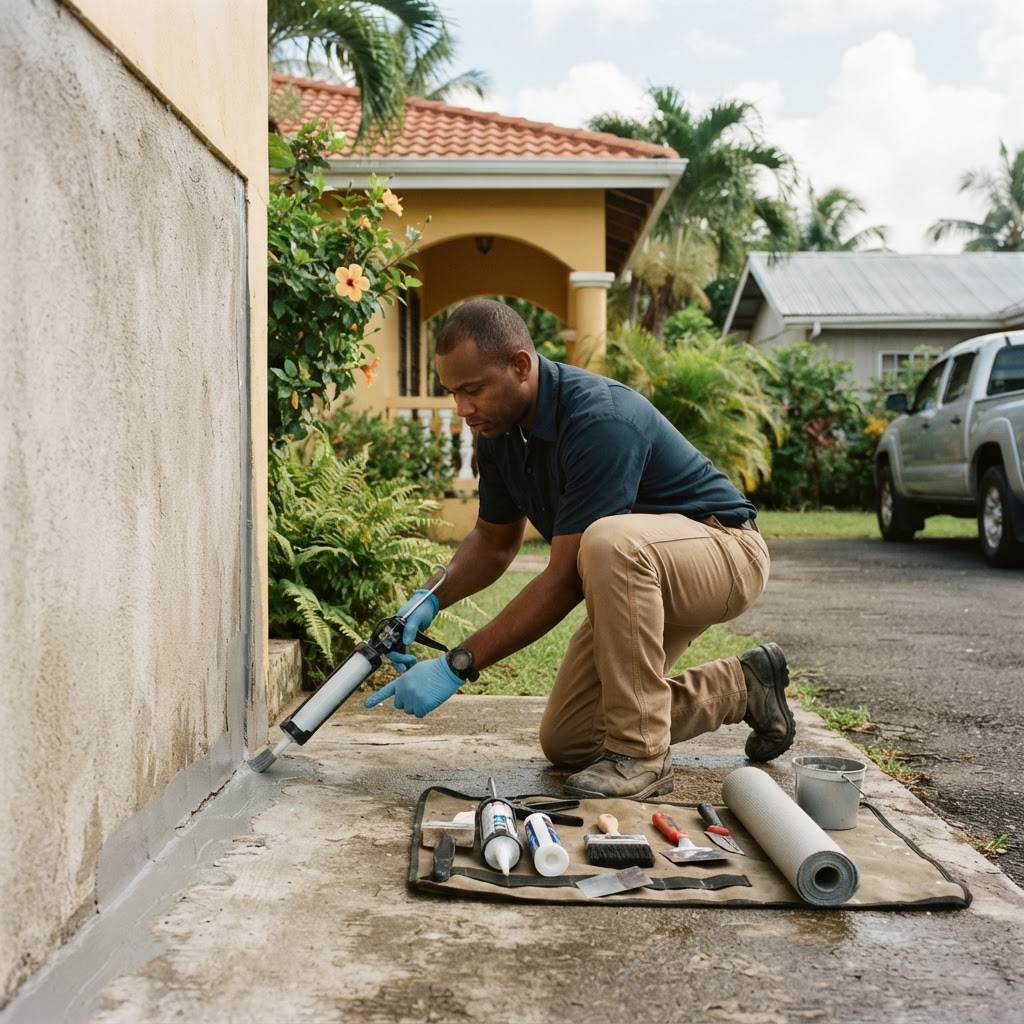 Professional servicing leak prevention treatments.