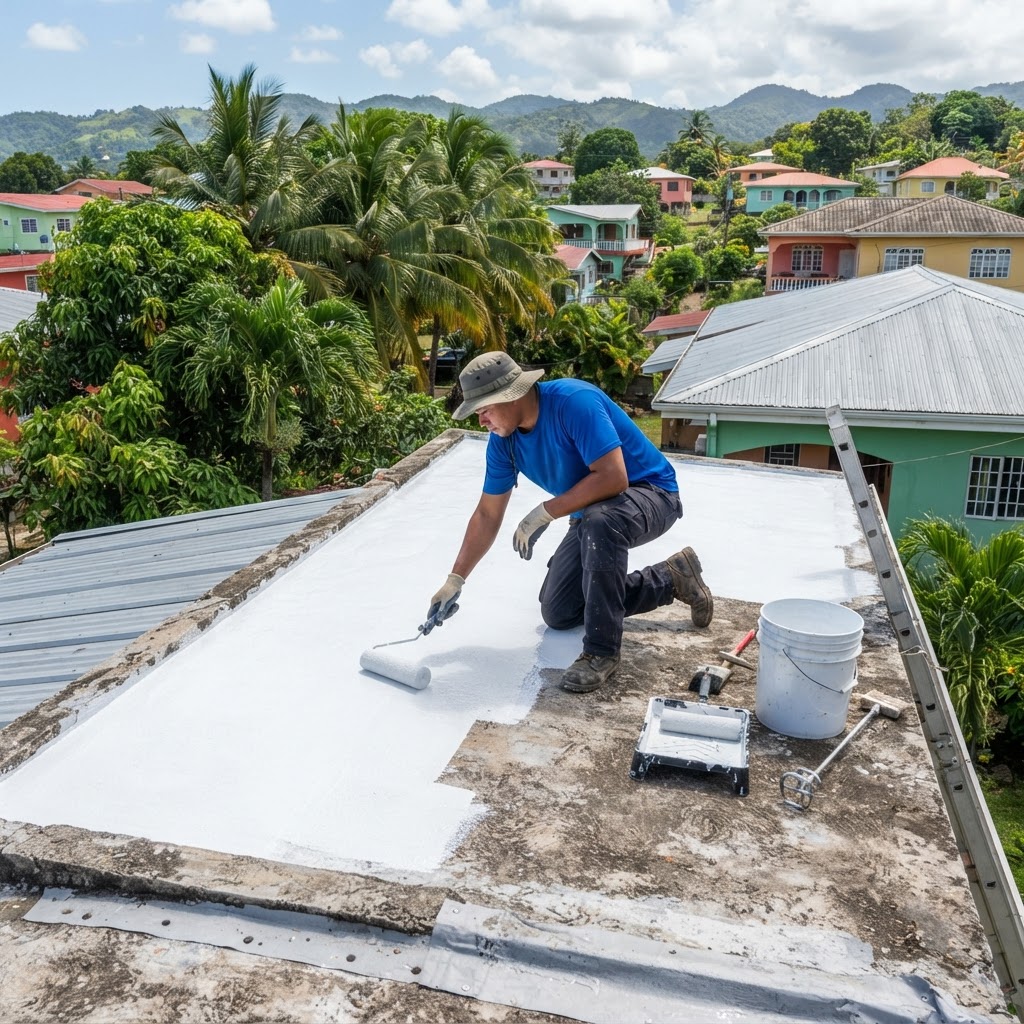 Professional servicing protective roof coatings.