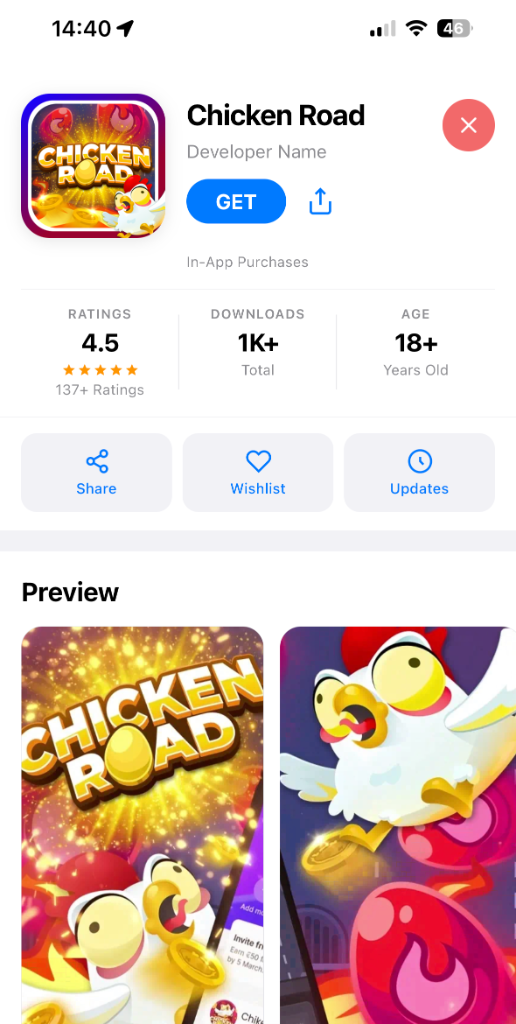 Game PWA preview