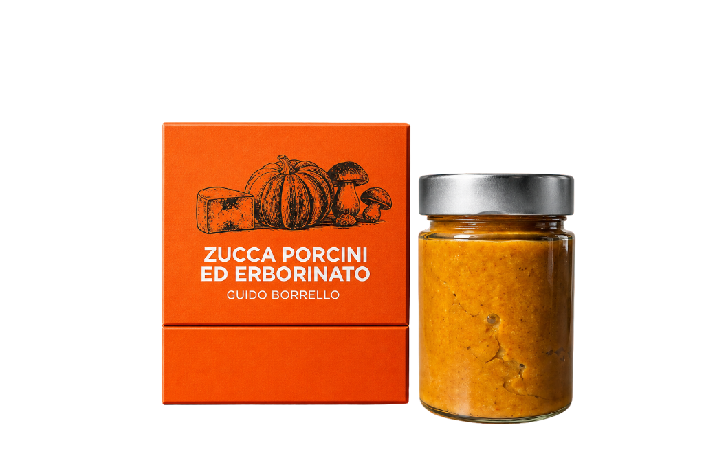Zucca Porcini e Formaggio Erborinato