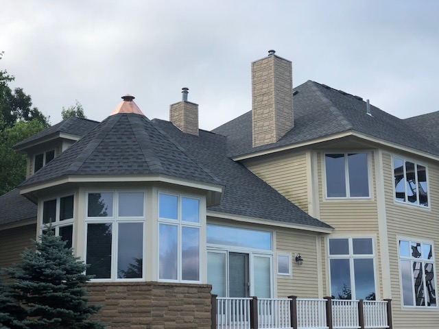 Turret Roof with Copper Cap