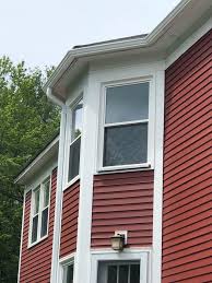 Red Vinyl Siding