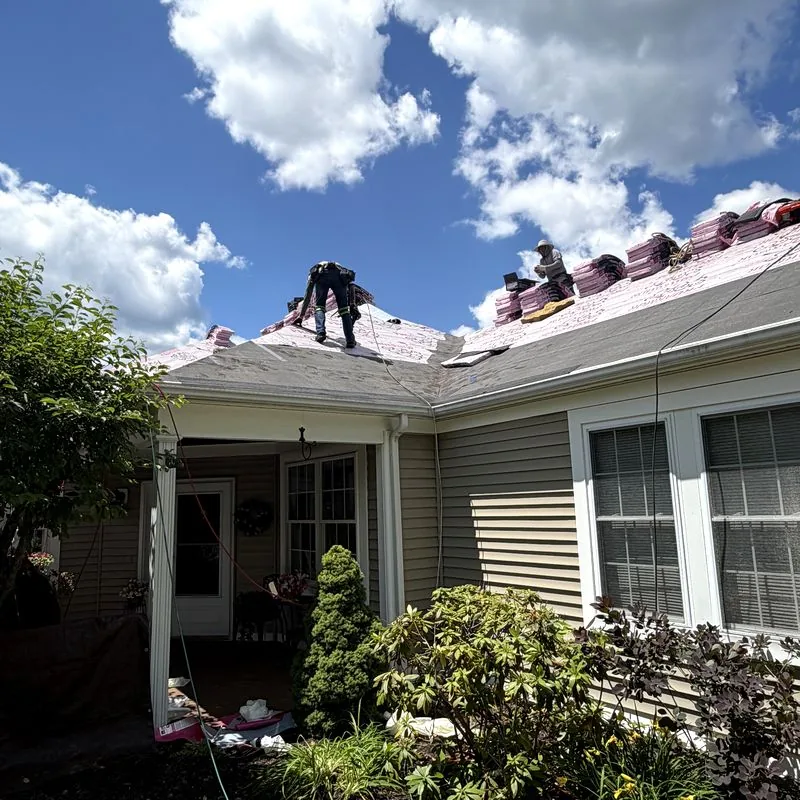 Roof Replacement in Progress