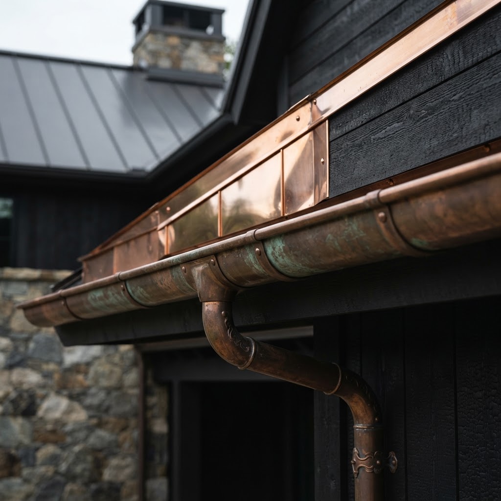 Copper Gutters