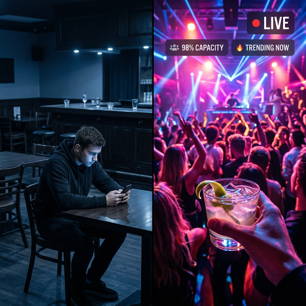 Campaign A: The Vibe Check (Real-Time FOMO) β Visual