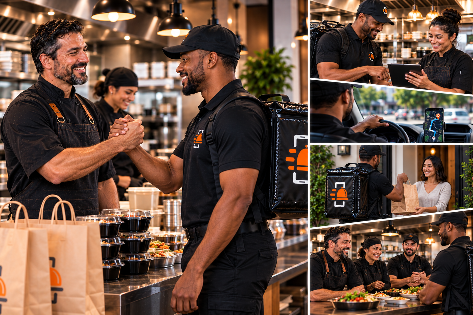 FoodRunz drivers getting to know your business — collaboration with restaurant staff