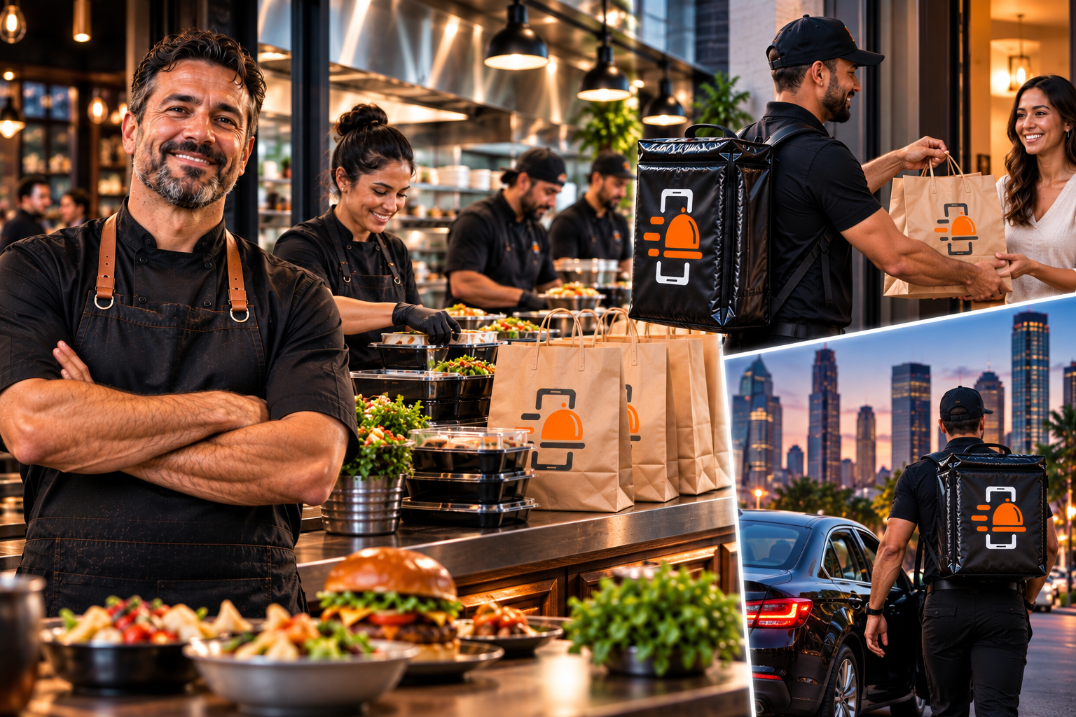 FoodRunz dedicated drivers for restaurants — kitchen to delivery