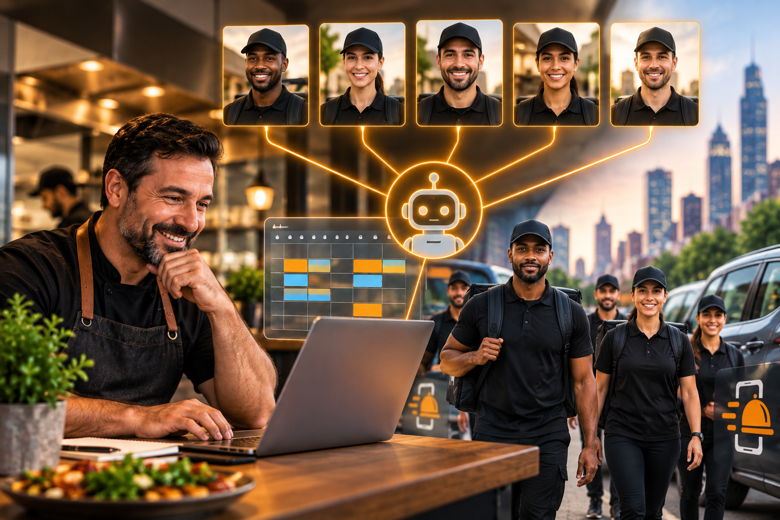 AI Driver Scheduler matching certified drivers to vendor shifts